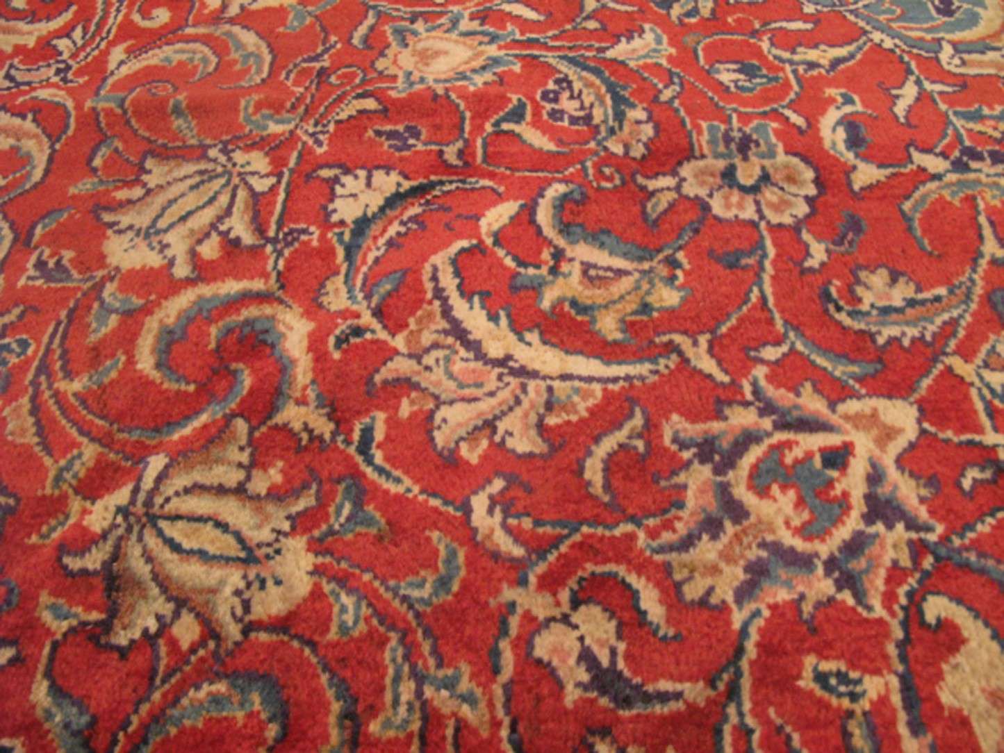 9' 8" x 13' 1" Persian Sarouk Rug - Image 7