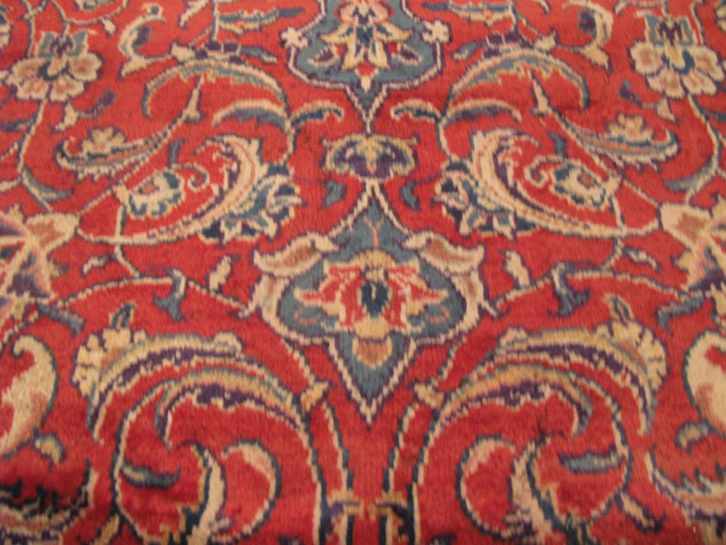 9' 8" x 13' 1" Persian Sarouk Rug - Image 10
