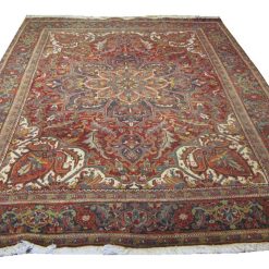 8' 0" x 11' 0" Persian Heriz Rug
