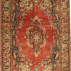 6' 1" x 10' 8" Persian Sarouk Rug