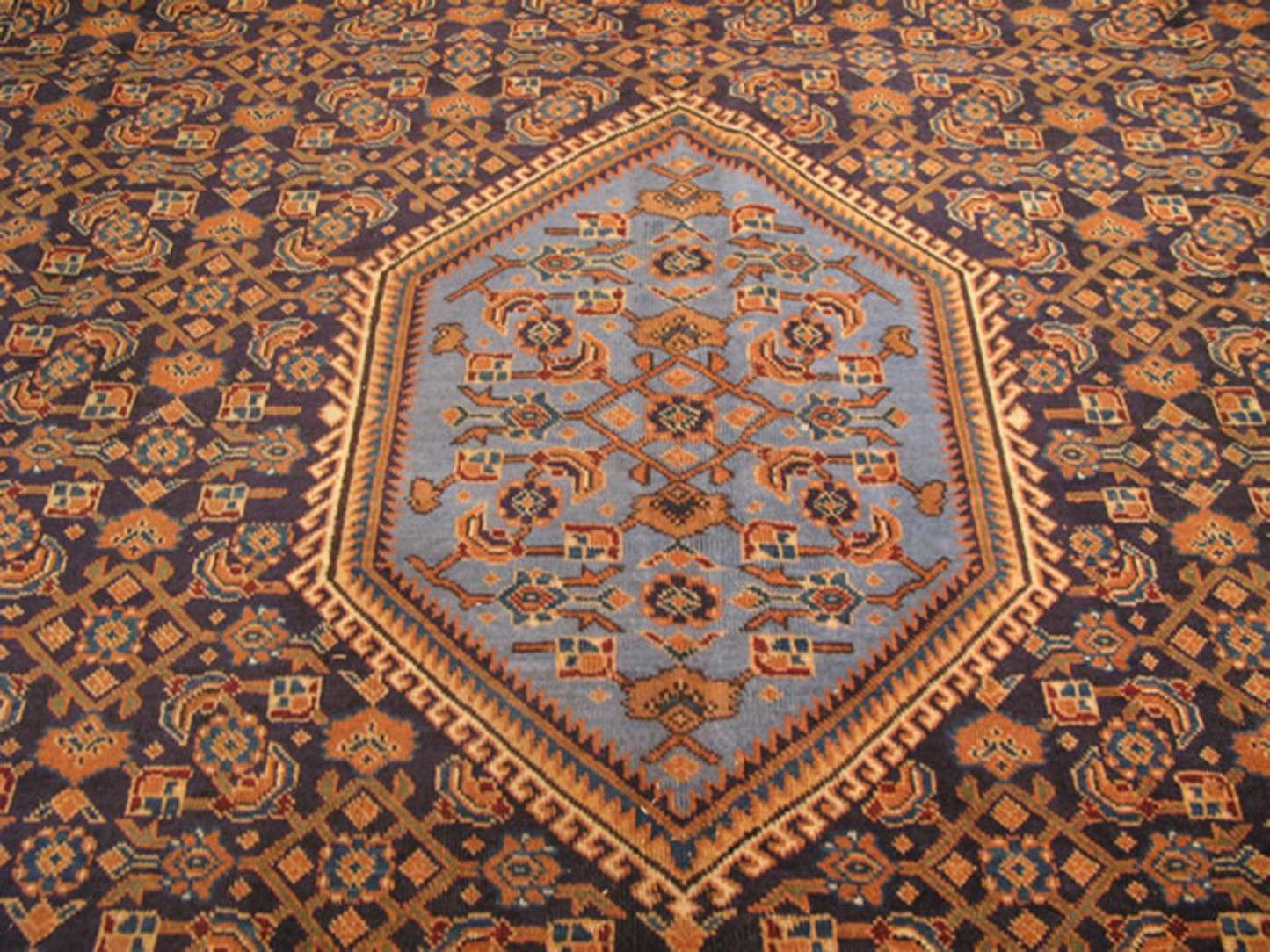 7' 3" x 10' 1" Persian Ardabil Rug - Image 5