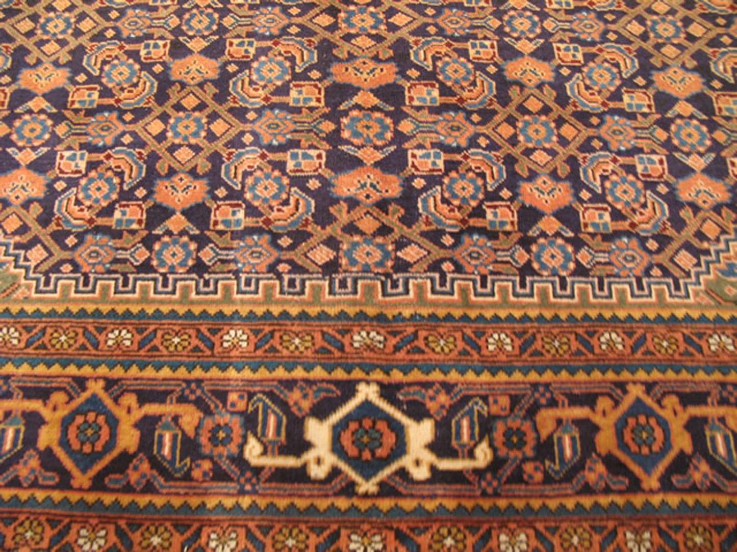 7' 3" x 10' 1" Persian Ardabil Rug - Image 6
