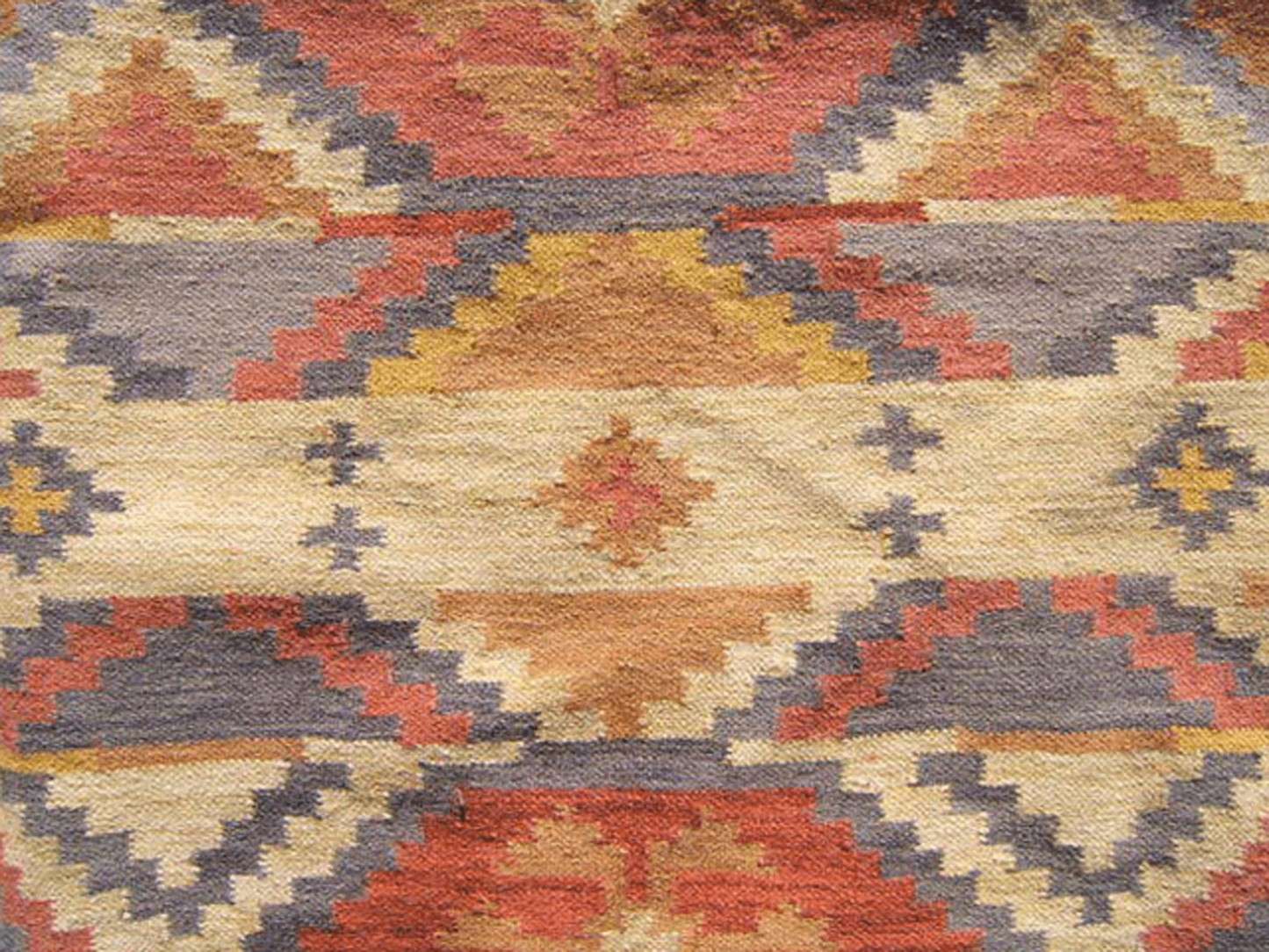 6' 0" x 14' 4" India Kilim Rug - Image 9