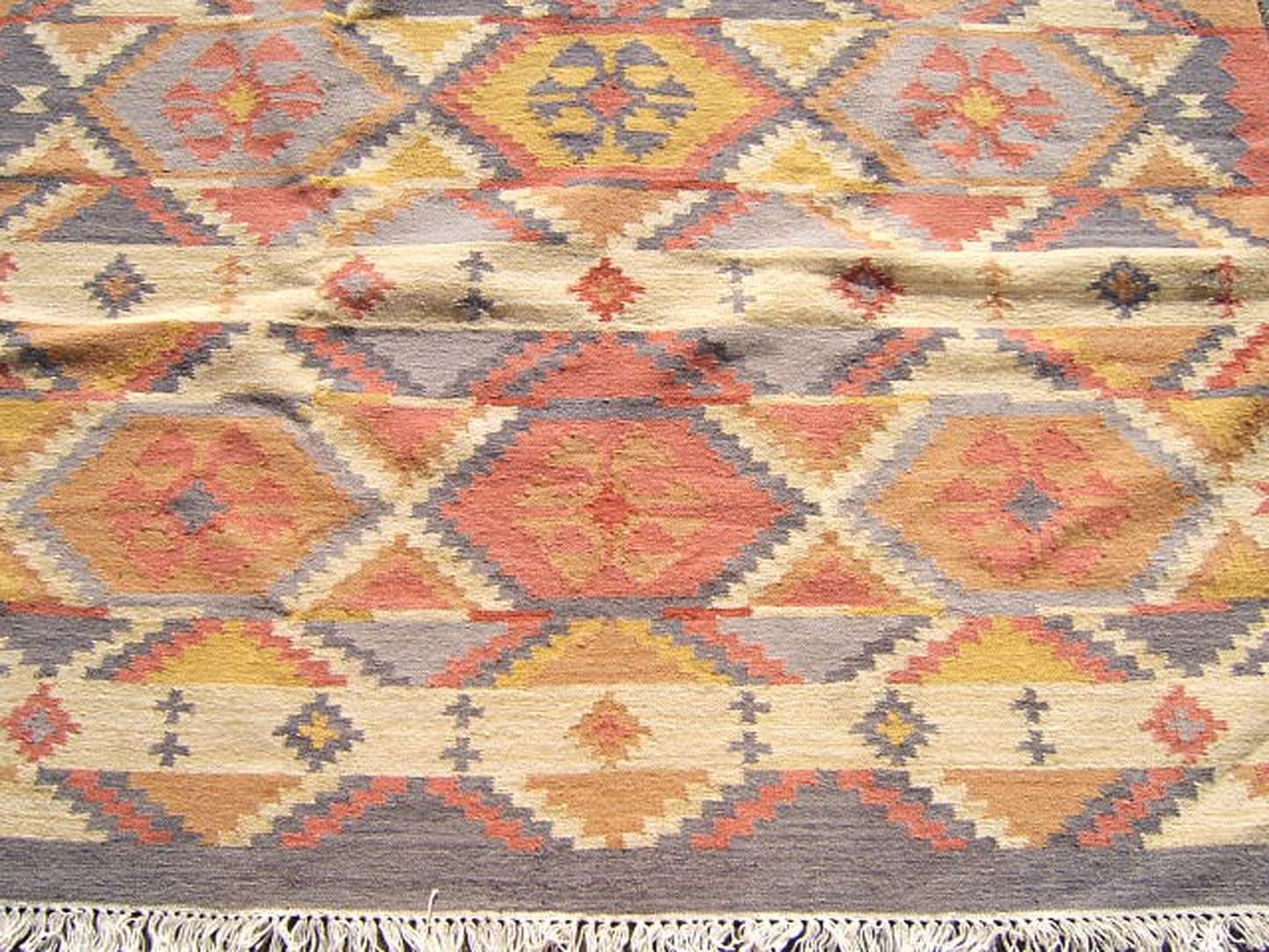 6' 0" x 14' 4" India Kilim Rug - Image 11