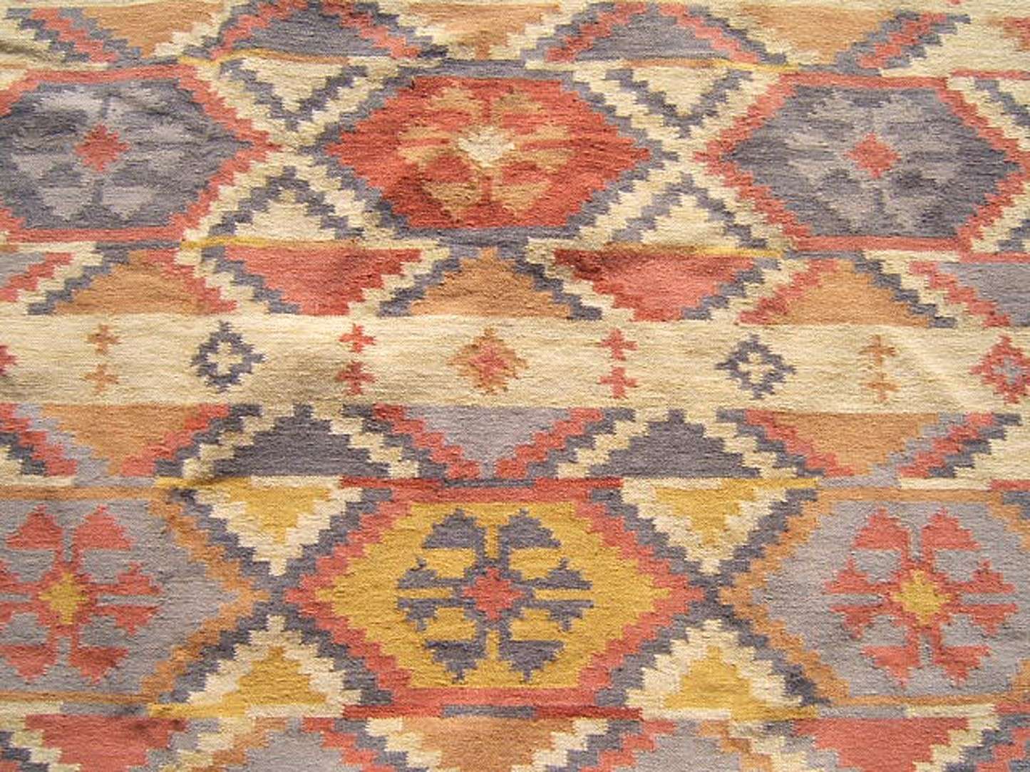 6' 0" x 14' 4" India Kilim Rug - Image 4