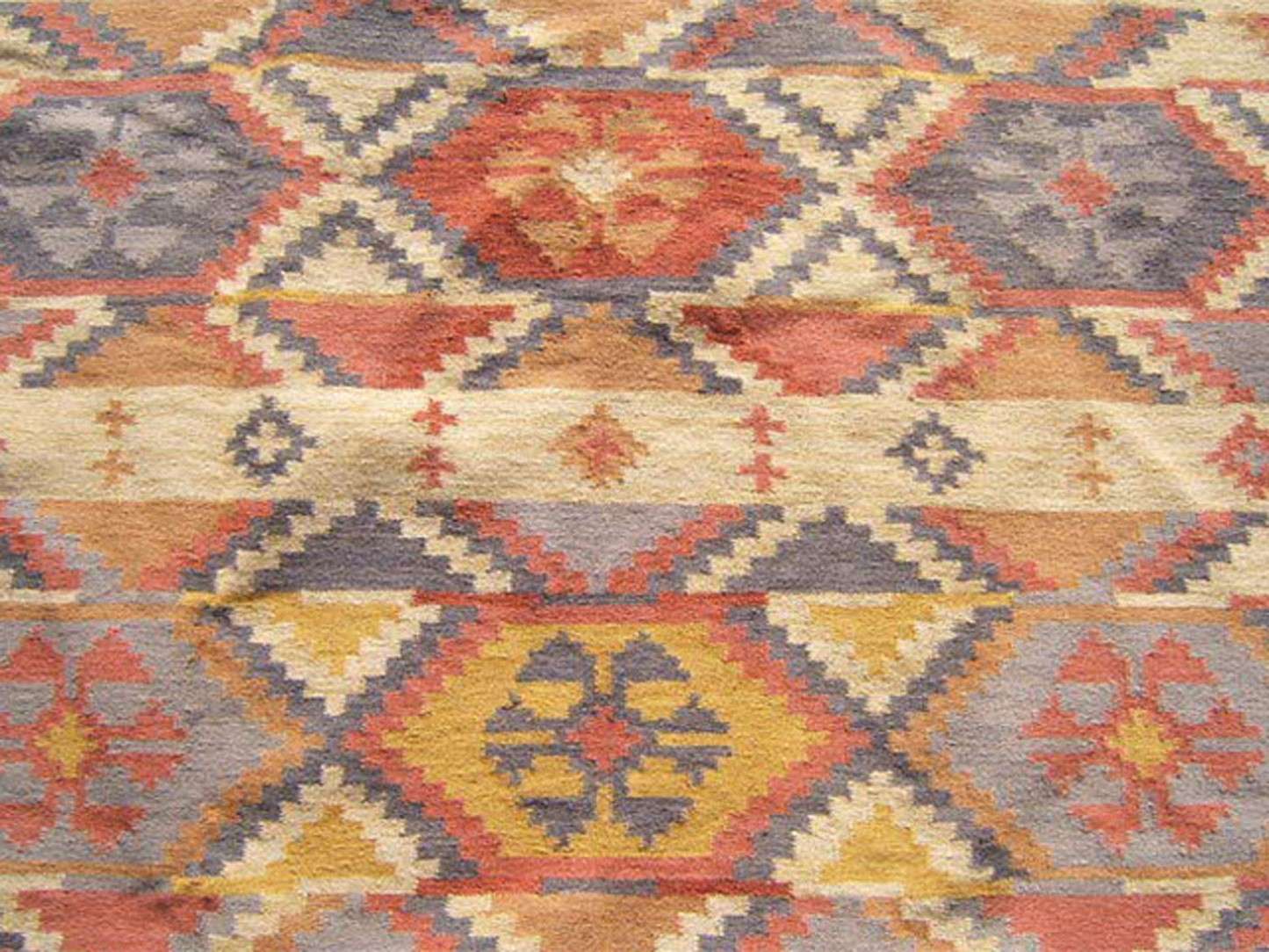 6' 0" x 14' 4" India Kilim Rug - Image 8