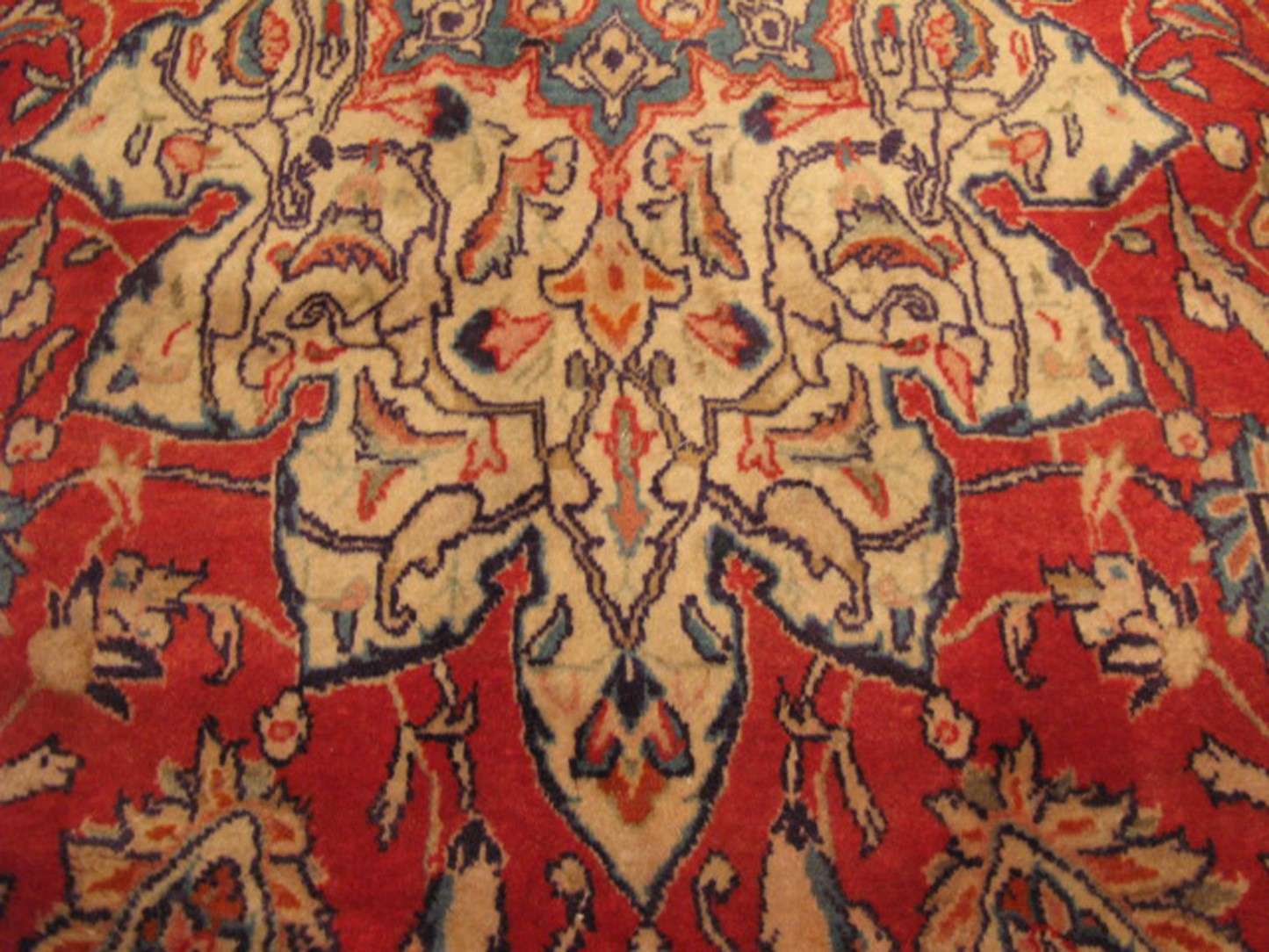 9' 0" x 13' 9" Persian Sarouk Rug - Image 6