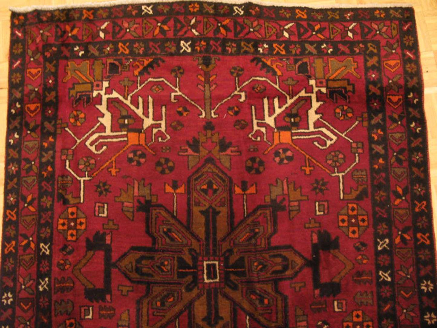 4' 6" x 14' 4" Persian Heriz Runner - Image 3