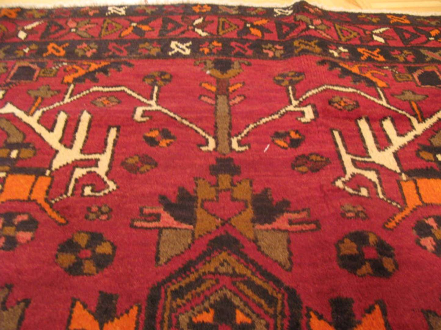 4' 6" x 14' 4" Persian Heriz Runner - Image 8