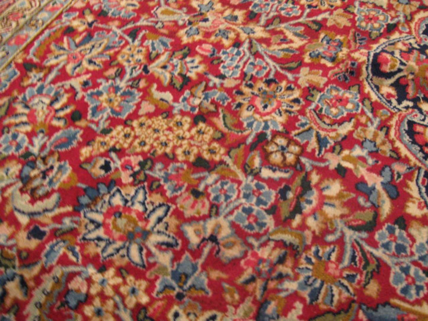 9' 2" x 11' 1" Persian Kirman Rug - Image 3