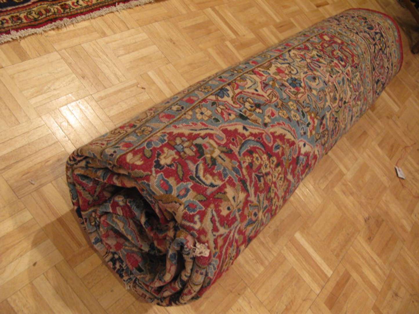 9' 2" x 11' 1" Persian Kirman Rug - Image 12