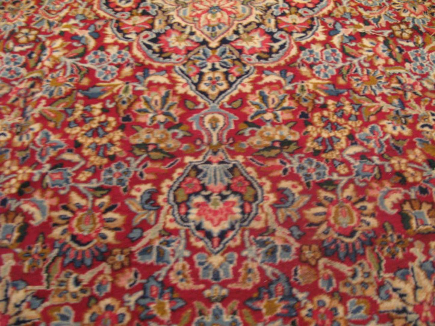 9' 2" x 11' 1" Persian Kirman Rug - Image 8