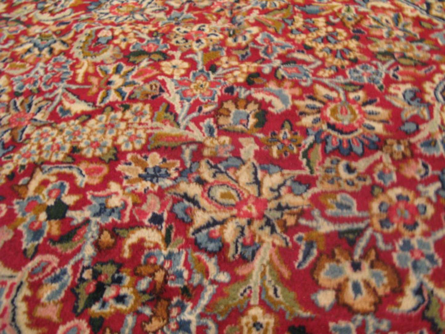 9' 2" x 11' 1" Persian Kirman Rug - Image 7