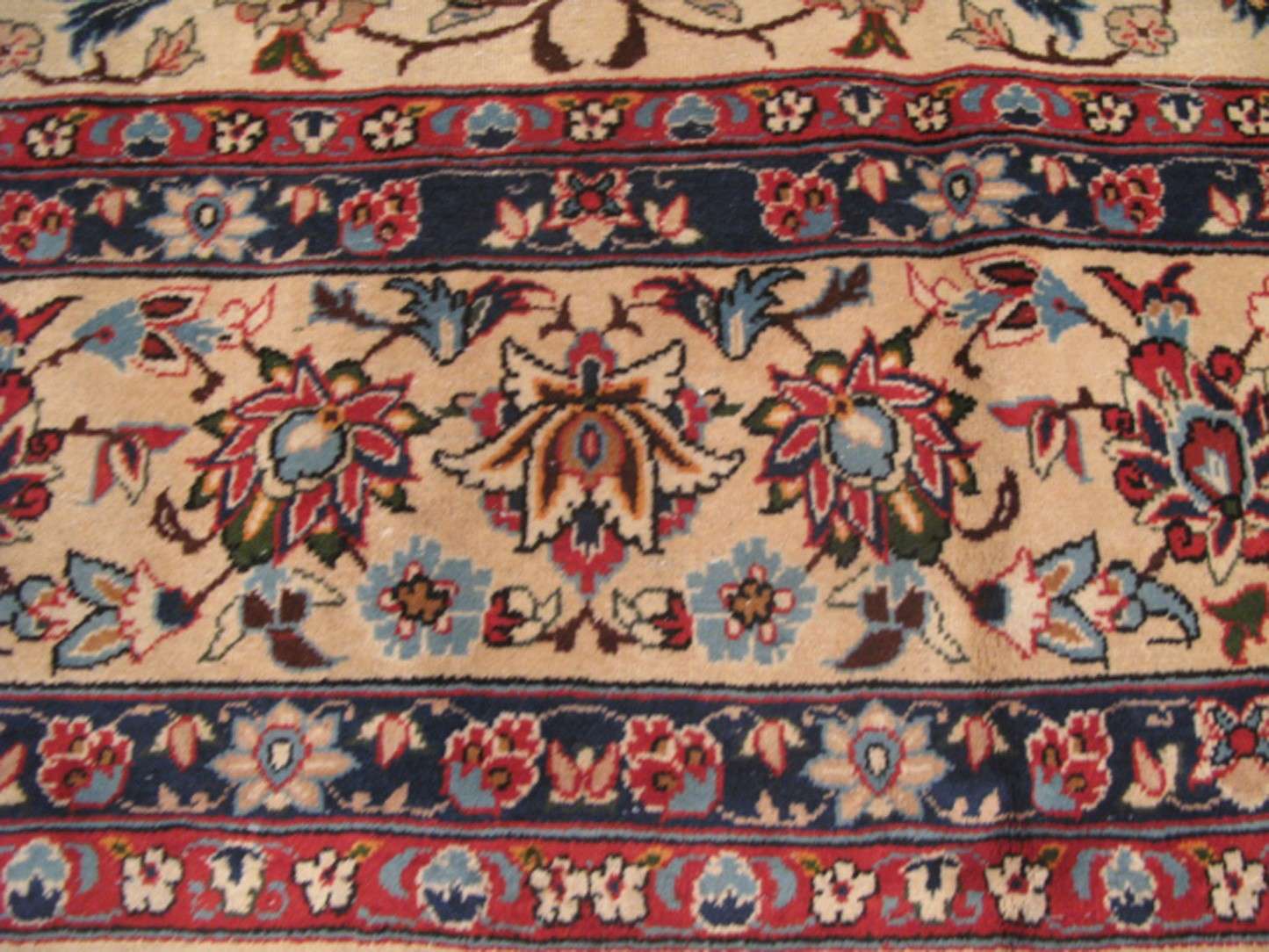 8' 2" x 11' 5" Persian Tebriz Rug - Image 9