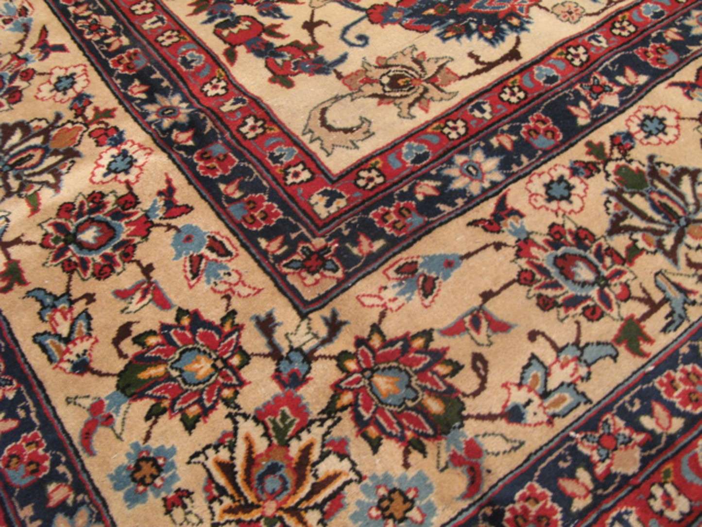 8' 2" x 11' 5" Persian Tebriz Rug - Image 11