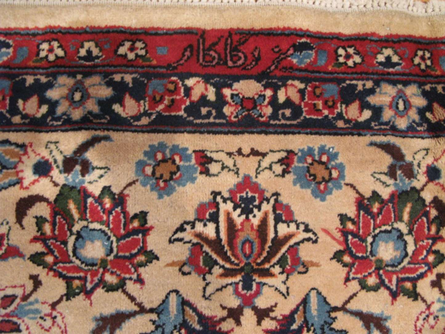 8' 2" x 11' 5" Persian Tebriz Rug - Image 8