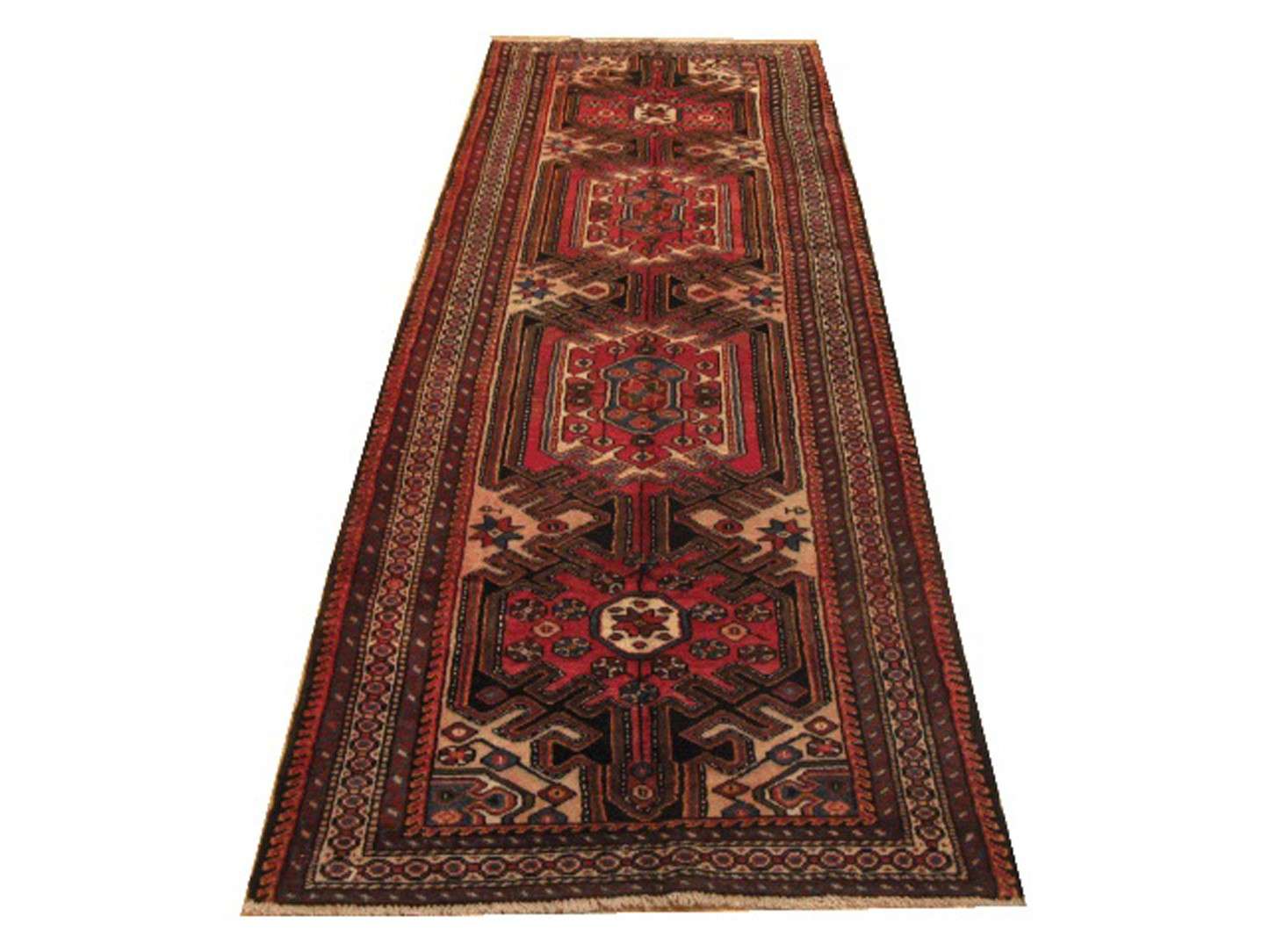3' 5" x 10' 4" Persian Mazlaghan Runner