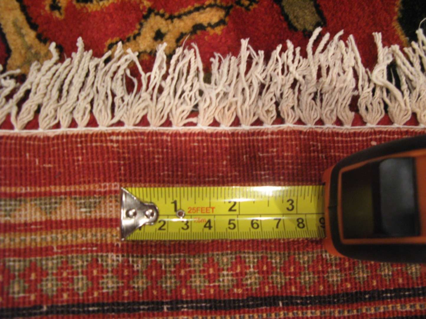 4' 4" x 8' 2" Persian Hamadan Rug - Image 13
