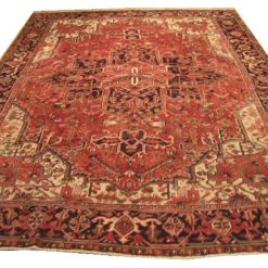 8' 1" x 11' 7" Persian Heriz Rug