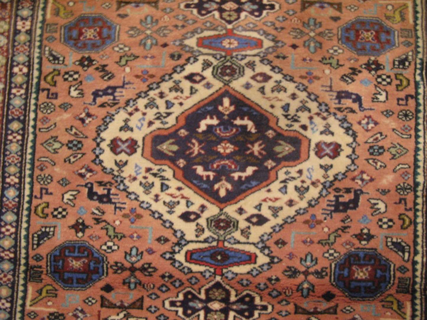 3' 6" x 3' 7" Persian Ardabil Square Rug - Image 8