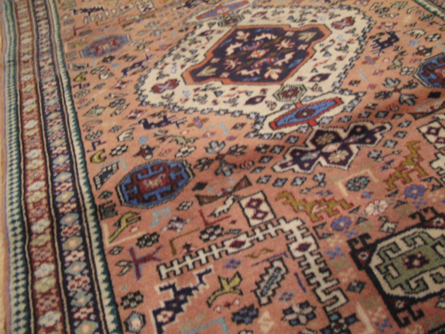 3' 6" x 3' 7" Persian Ardabil Square Rug - Image 4