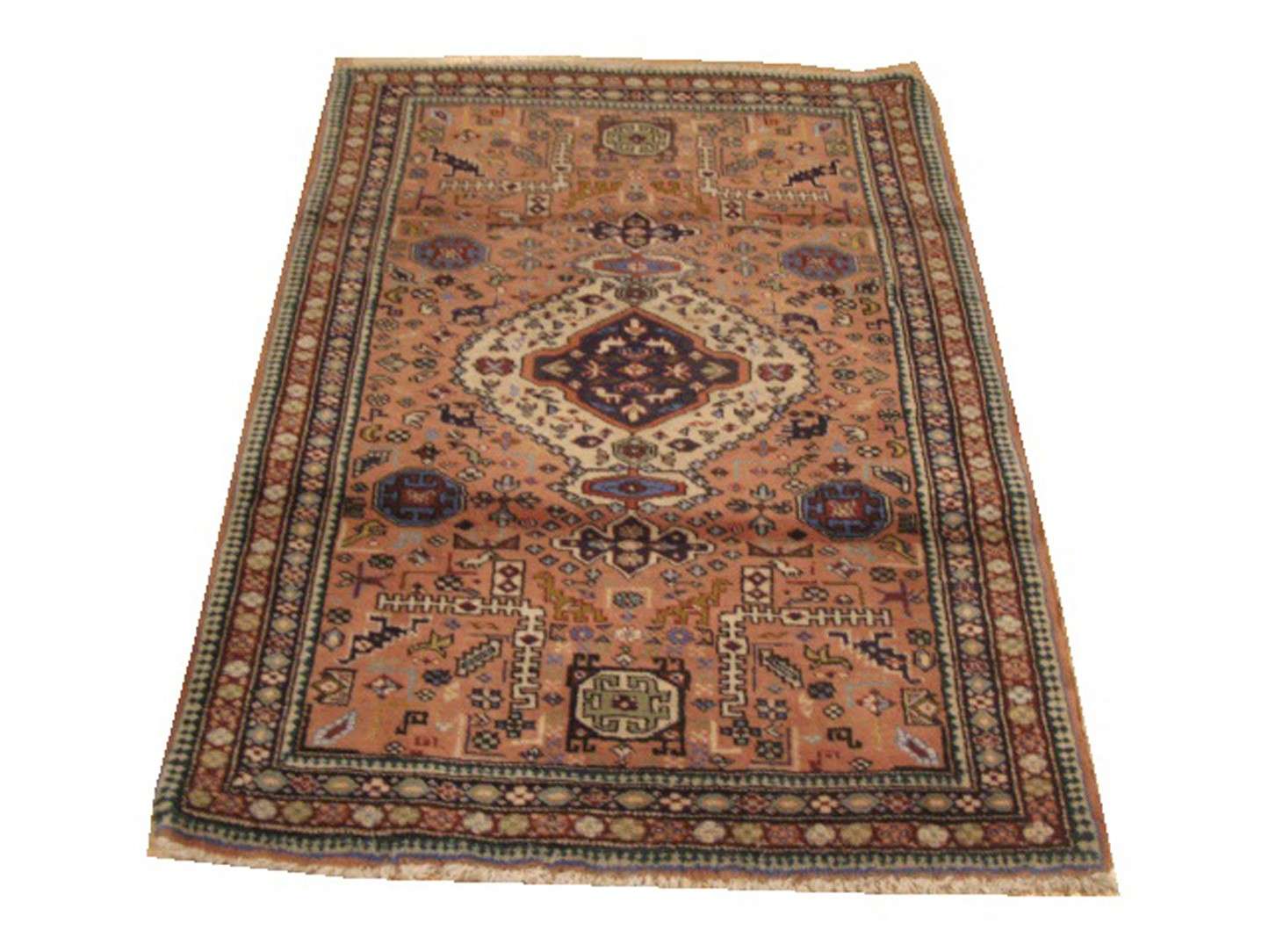 3' 6" x 3' 7" Persian Ardabil Square Rug