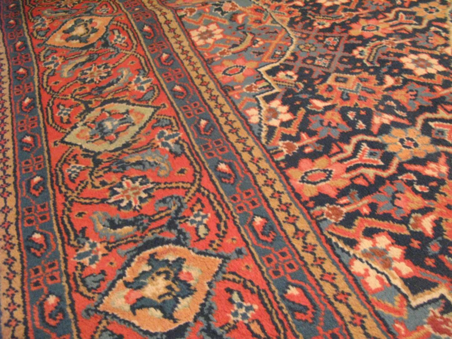 7' 3" x 10' 0" Persian Sarouk Rug - Image 11