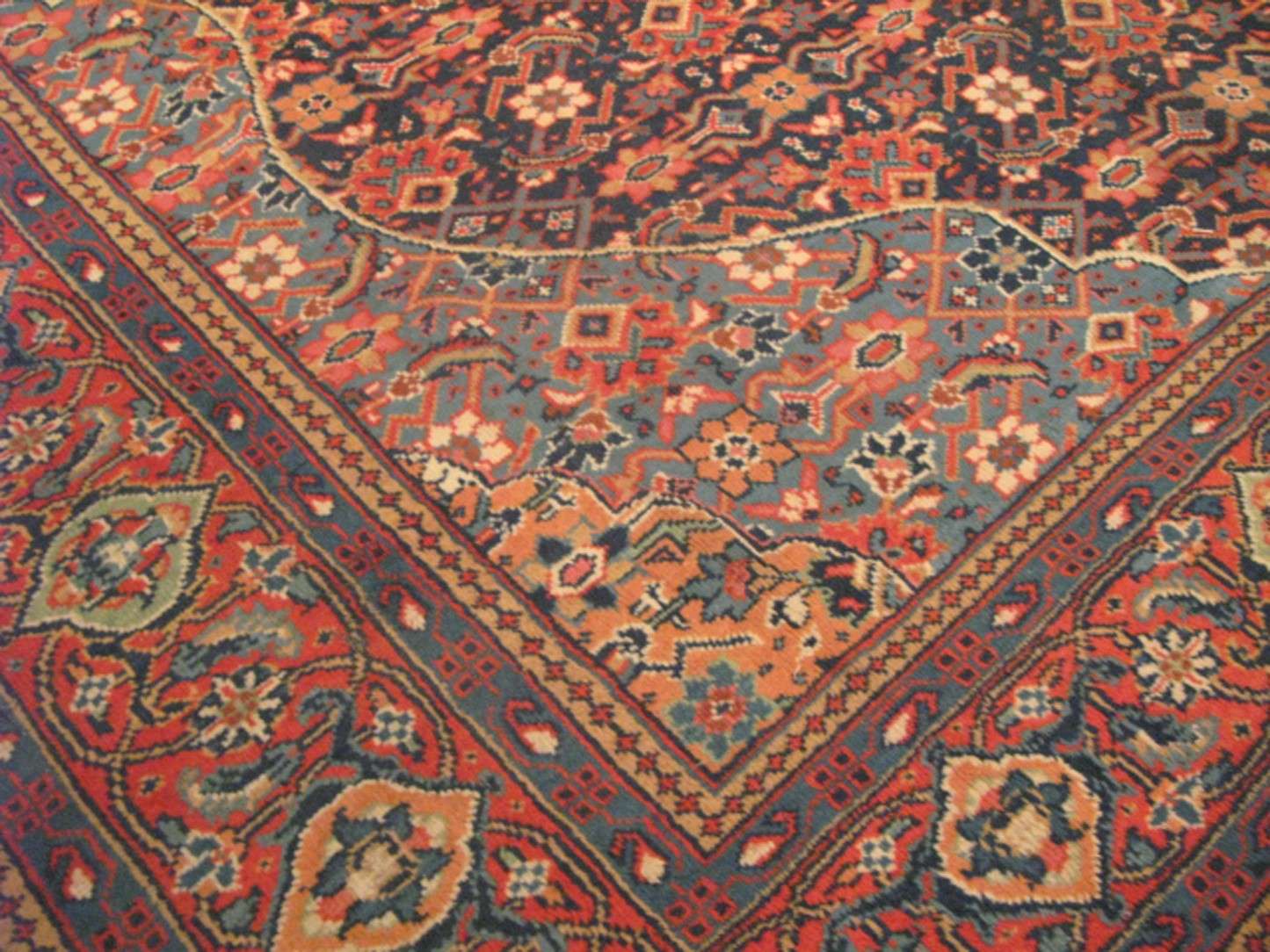 7' 3" x 10' 0" Persian Sarouk Rug - Image 10