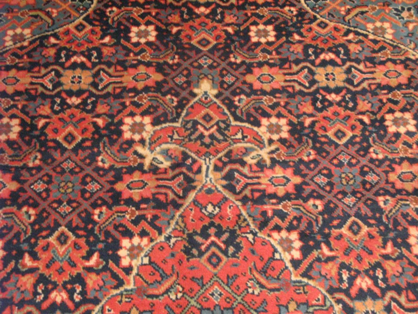 7' 3" x 10' 0" Persian Sarouk Rug - Image 8
