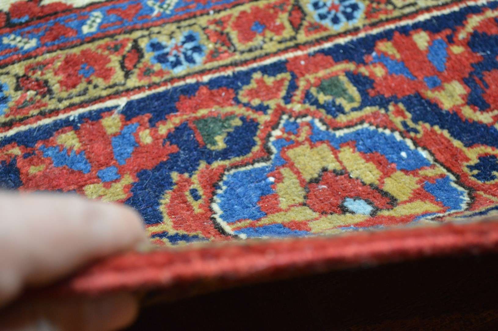 9' 1" x 11' 9" Persian Heriz Rug - Image 11