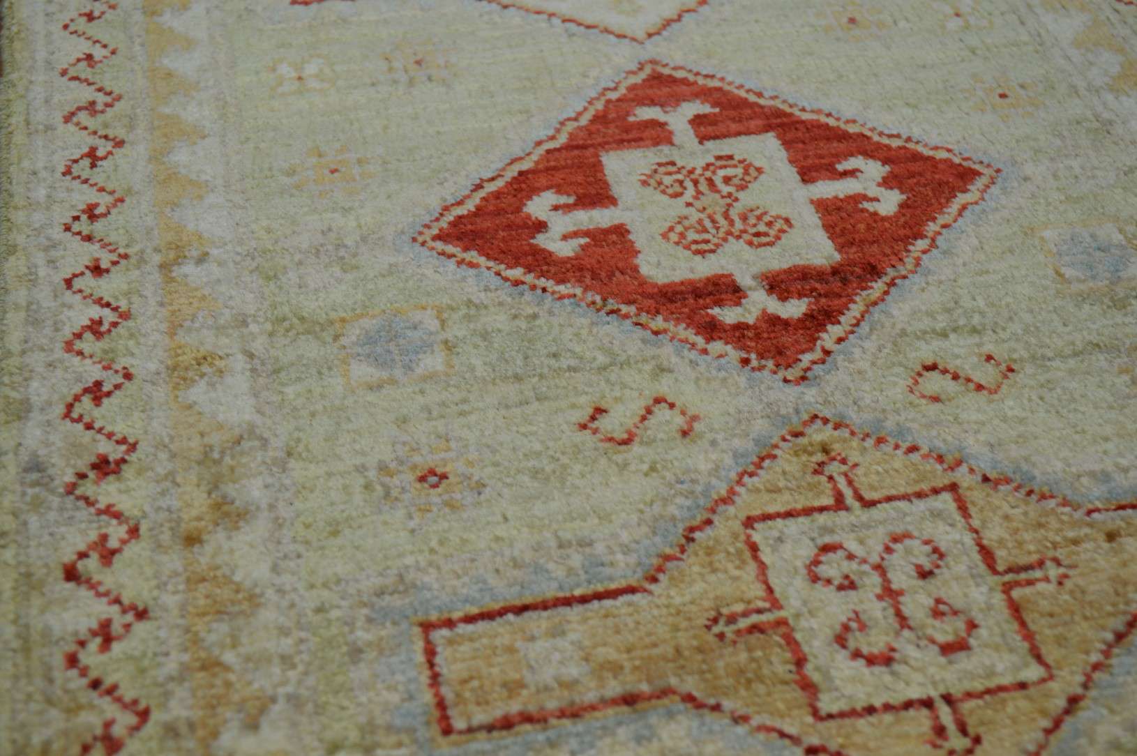 1' 7" x 2' 3" India Oushak Rug - Image 6