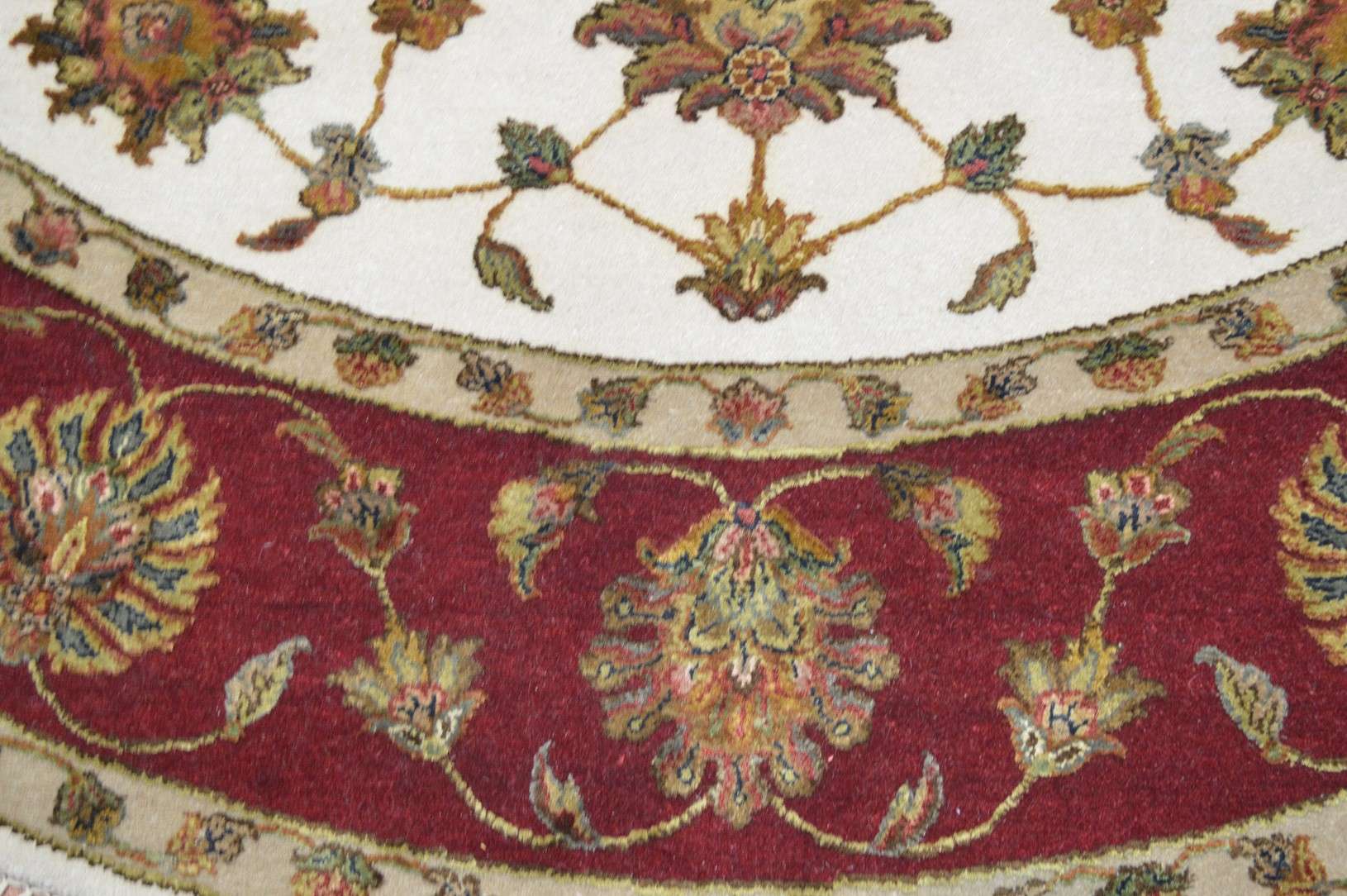 8' 4" x 8' 4" India Tebriz Round Rug - Image 11