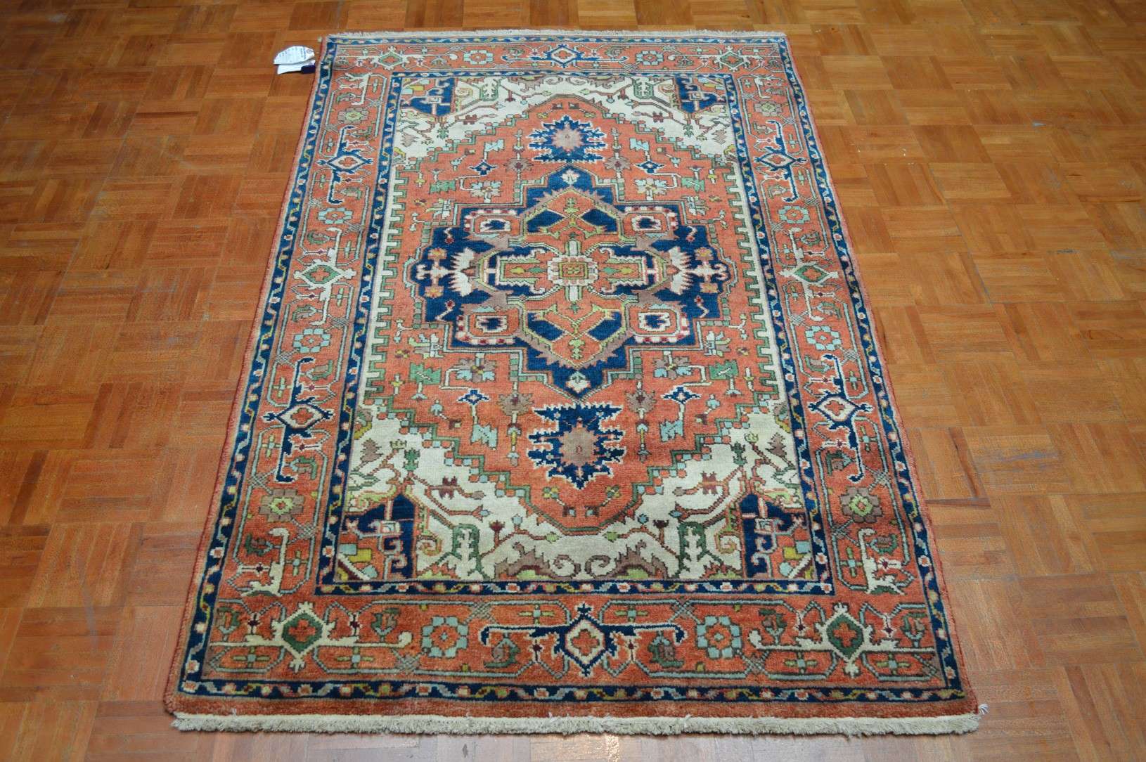 3' 8" x 6' 0" India Serapi Rug - Image 2