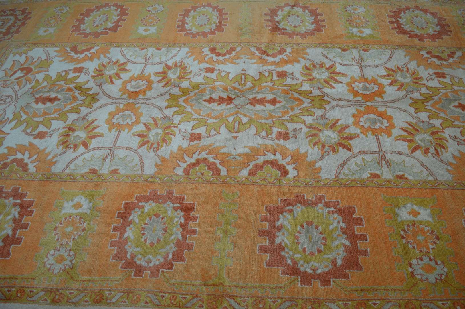 7' 4" x 13' 9" Turkish Oushak Rug - Image 4