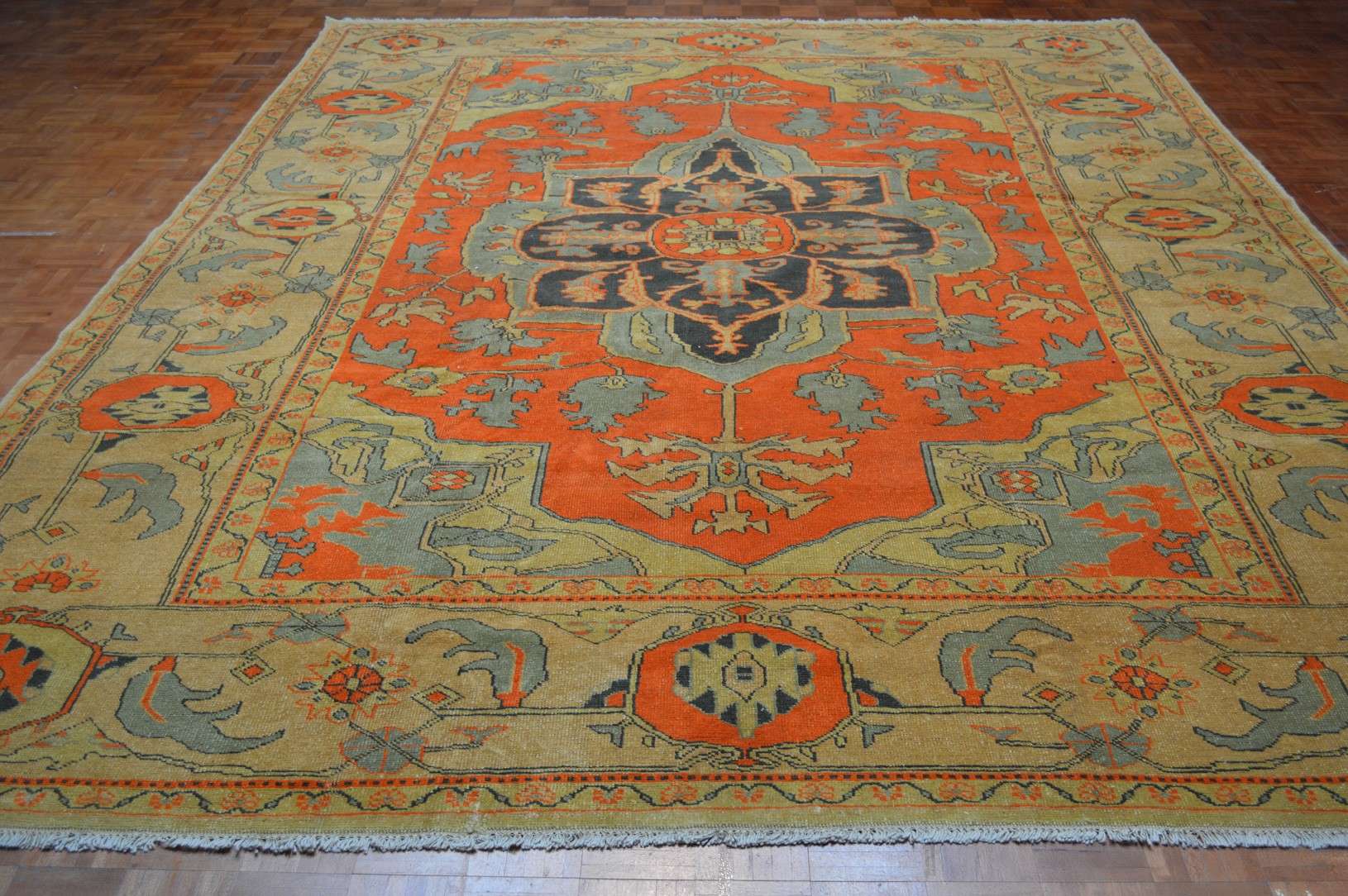10' 2" x 13' 1" Turkish Oushak Rug - Image 2