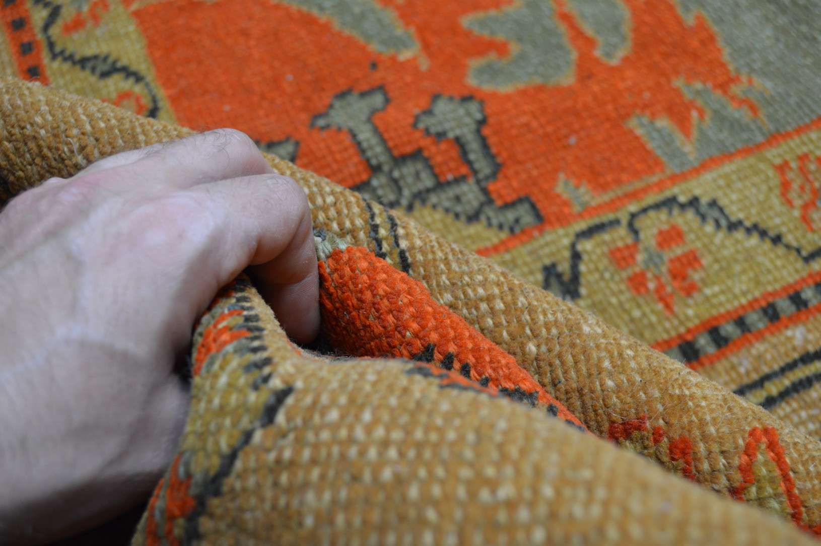 10' 2" x 13' 1" Turkish Oushak Rug - Image 12
