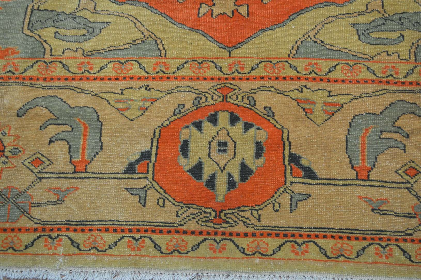 10' 2" x 13' 1" Turkish Oushak Rug - Image 3