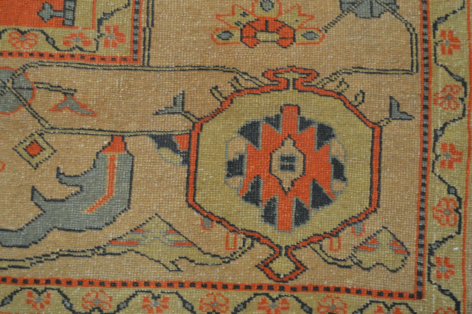10' 2" x 13' 1" Turkish Oushak Rug - Image 4