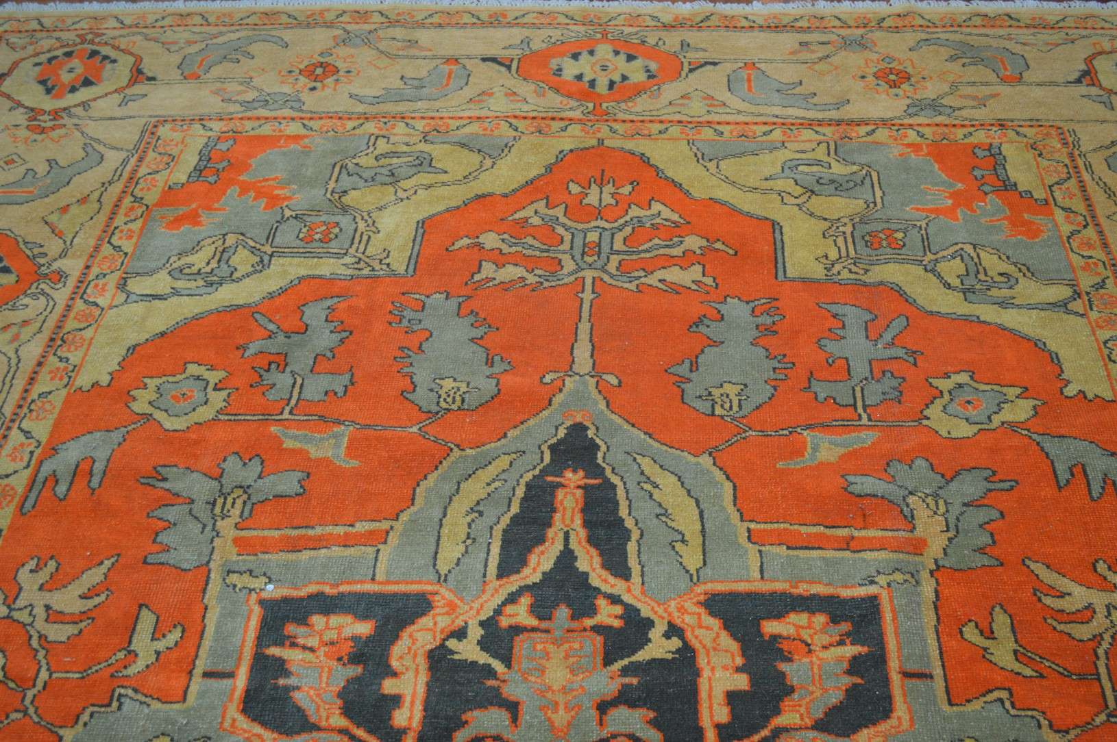 10' 2" x 13' 1" Turkish Oushak Rug - Image 9