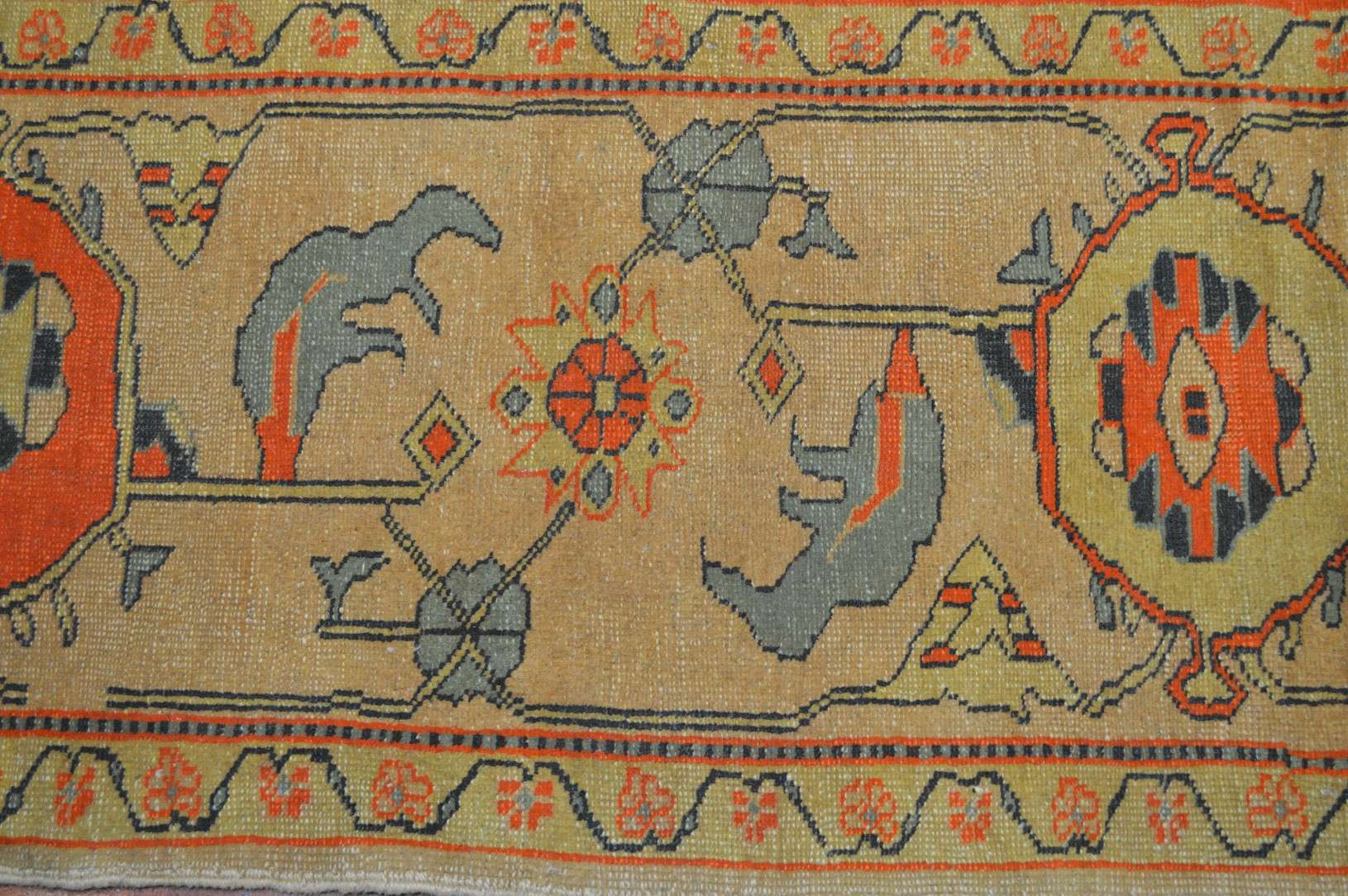 10' 2" x 13' 1" Turkish Oushak Rug - Image 11