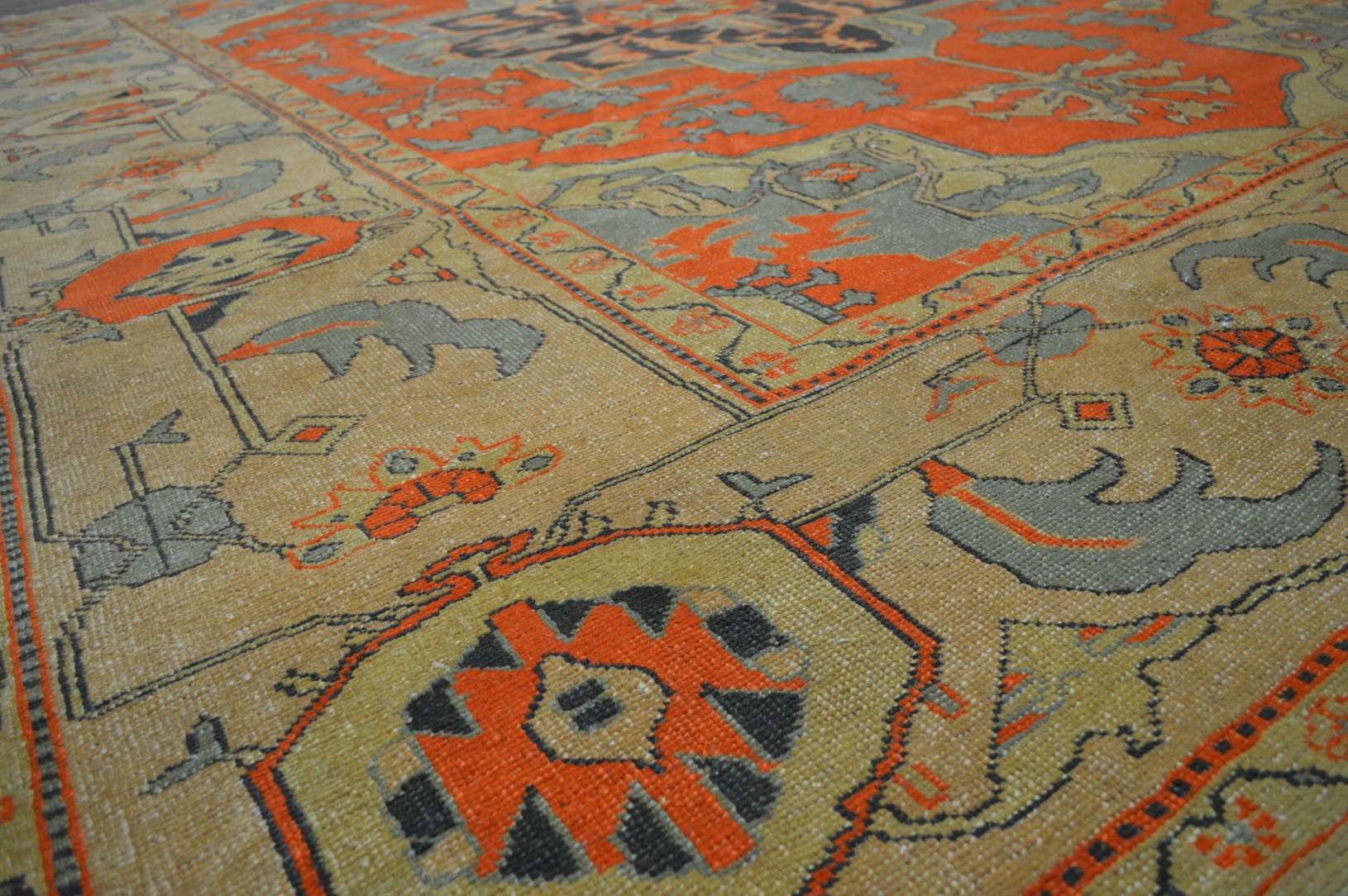 10' 2" x 13' 1" Turkish Oushak Rug - Image 5