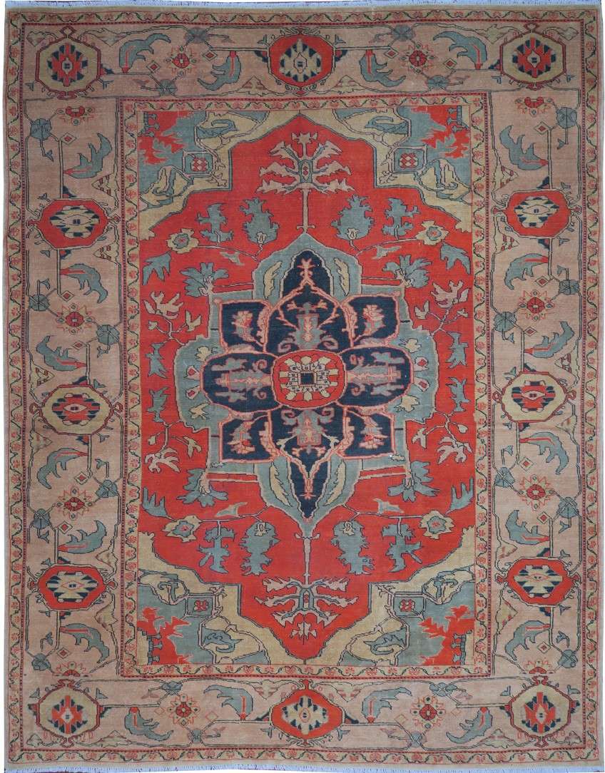 10' 2" x 13' 1" Turkish Oushak Rug