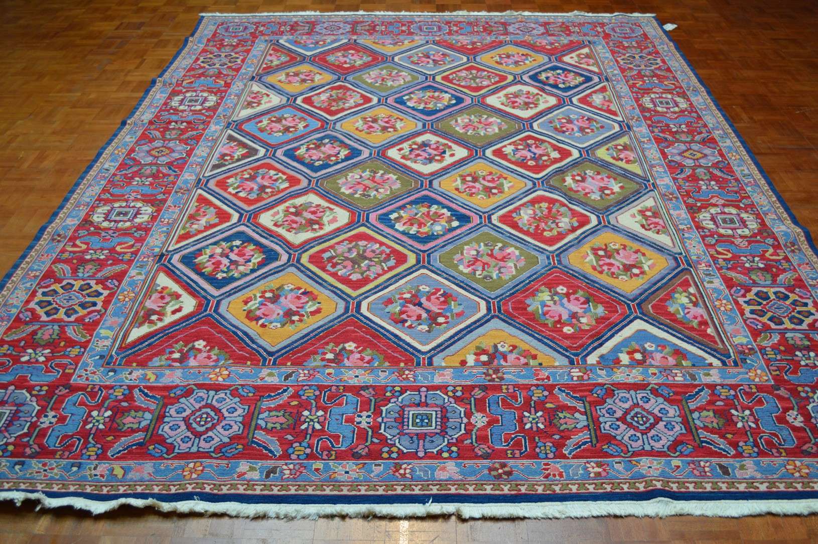 8' 5" x 11' 7" India Soumak Rug - Image 2