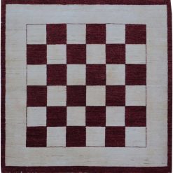 4' 2" x 4' 2" India Gabbeh Square Rug