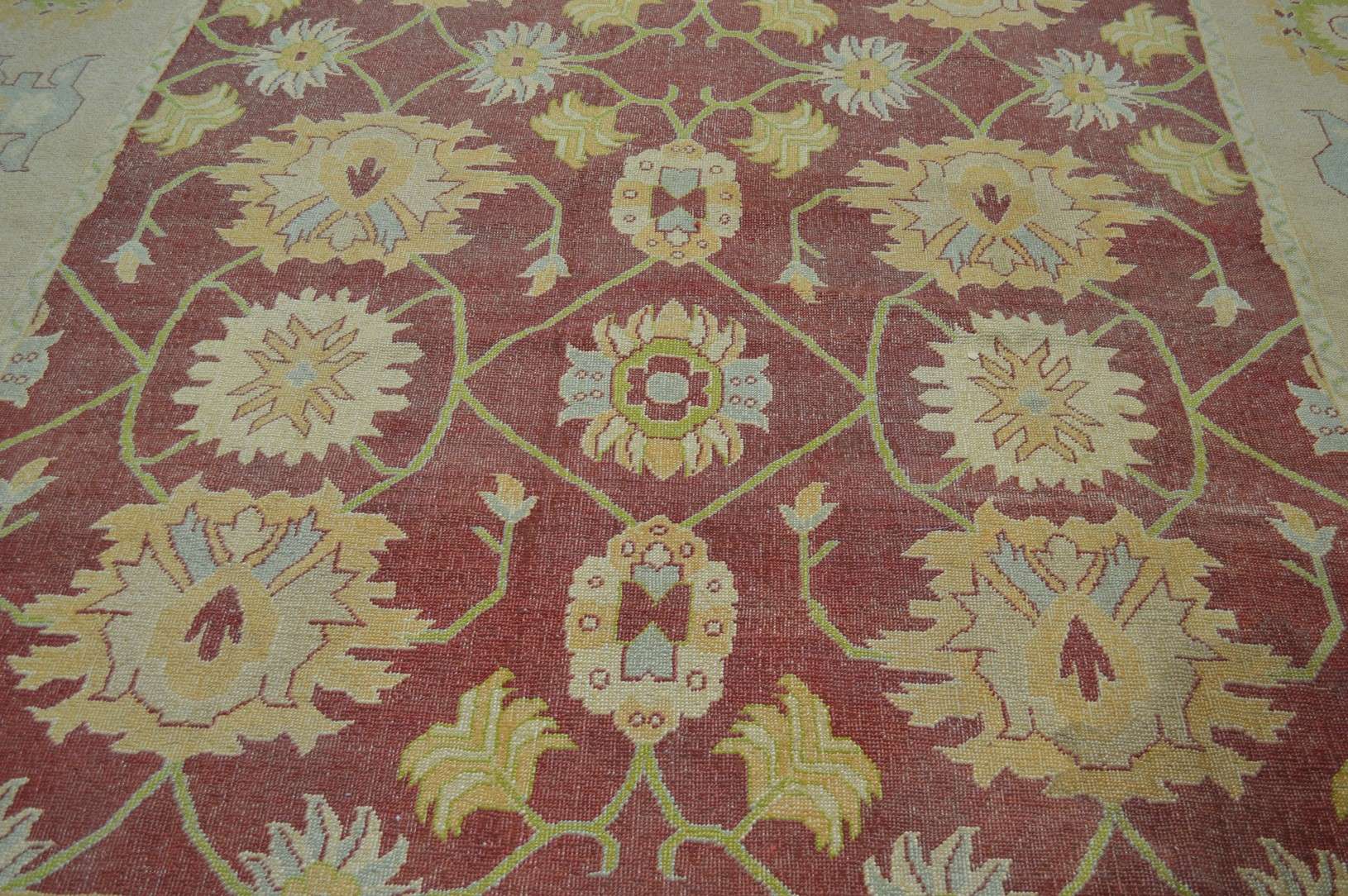 10' 6" x 13' 5" Turkish Oushak Rug - Image 9