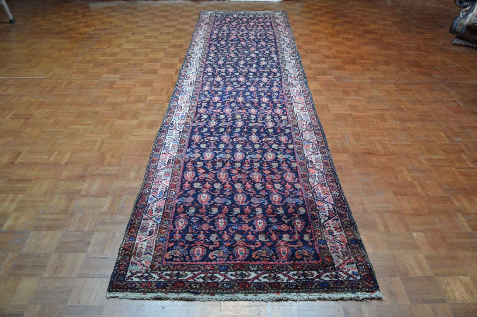 3' 6" x 16' 2" Persian Hamadan Rug - Image 2