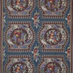 6' 0" x 8' 7" French Needlepoint Rug