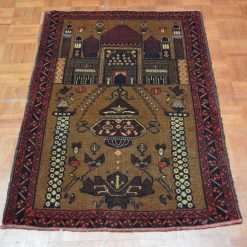 Alternative view of 2' 7" x 4' 2" Afghanistan Belouch Rug