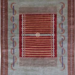 5' 9" x 9' 6" India Gabbeh Rug