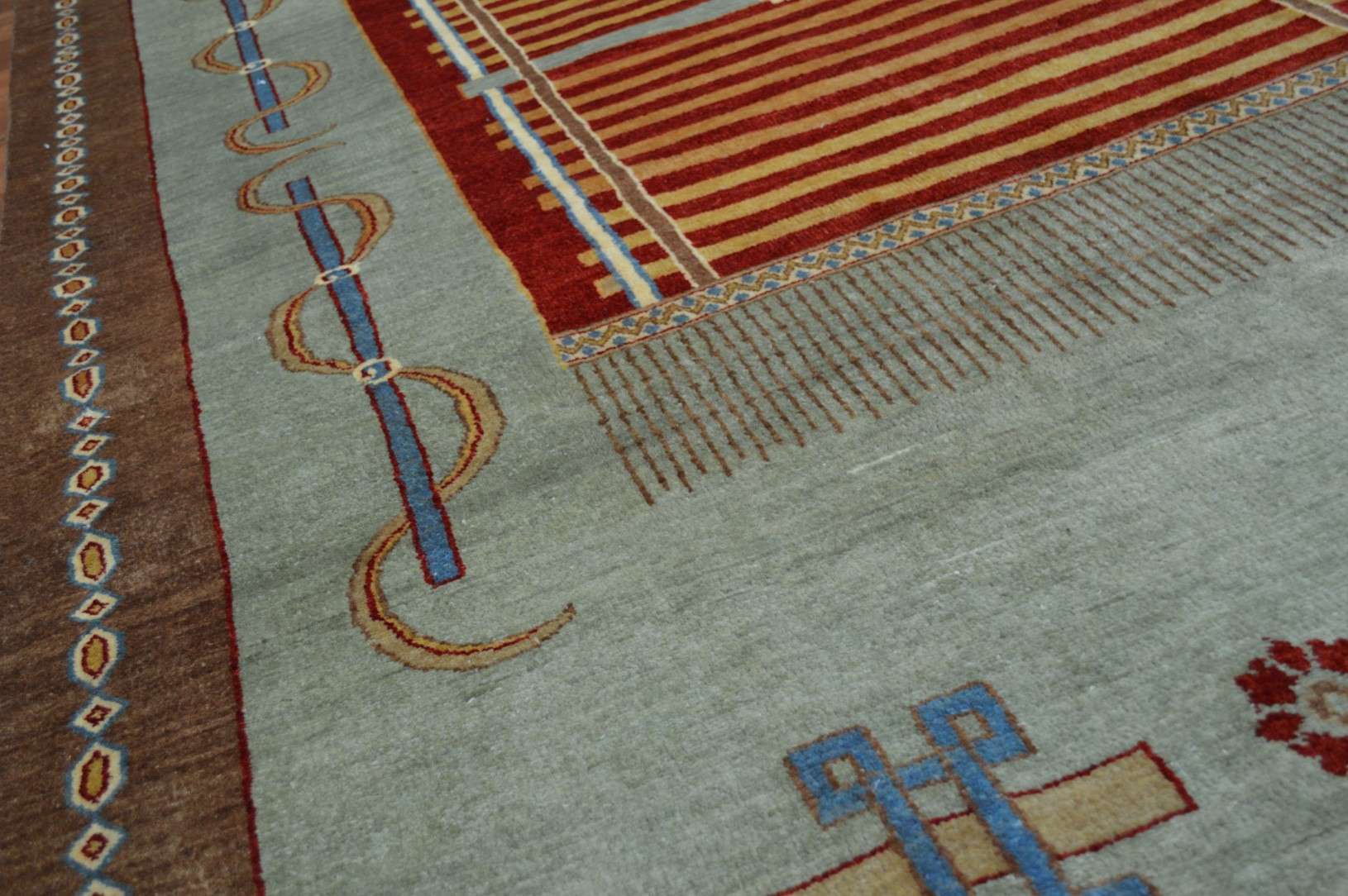 5' 9" x 9' 6" India Gabbeh Rug - Image 3